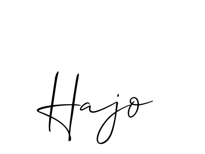 How to make Hajo name signature. Use Allison_Script style for creating short signs online. This is the latest handwritten sign. Hajo signature style 2 images and pictures png