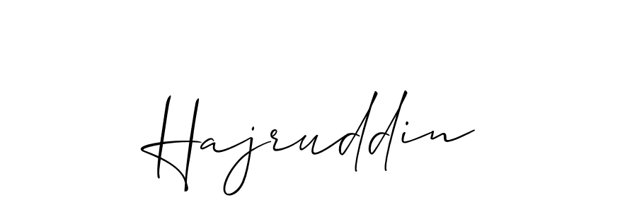 Allison_Script is a professional signature style that is perfect for those who want to add a touch of class to their signature. It is also a great choice for those who want to make their signature more unique. Get Hajruddin name to fancy signature for free. Hajruddin signature style 2 images and pictures png