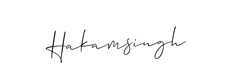 Create a beautiful signature design for name Hakamsingh. With this signature (Allison_Script) fonts, you can make a handwritten signature for free. Hakamsingh signature style 2 images and pictures png