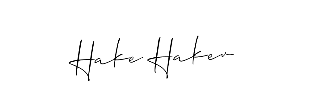 Best and Professional Signature Style for Hake Hakev. Allison_Script Best Signature Style Collection. Hake Hakev signature style 2 images and pictures png