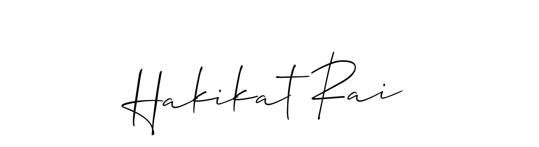 The best way (Allison_Script) to make a short signature is to pick only two or three words in your name. The name Hakikat Rai include a total of six letters. For converting this name. Hakikat Rai signature style 2 images and pictures png