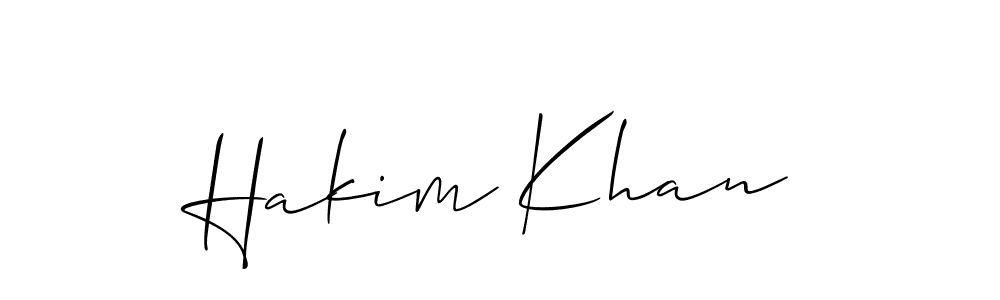 The best way (Allison_Script) to make a short signature is to pick only two or three words in your name. The name Hakim Khan include a total of six letters. For converting this name. Hakim Khan signature style 2 images and pictures png