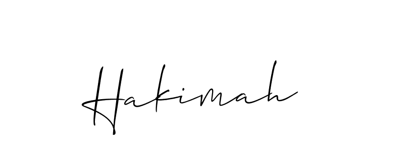 This is the best signature style for the Hakimah  name. Also you like these signature font (Allison_Script). Mix name signature. Hakimah  signature style 2 images and pictures png