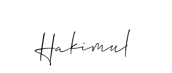 Hakimul stylish signature style. Best Handwritten Sign (Allison_Script) for my name. Handwritten Signature Collection Ideas for my name Hakimul. Hakimul signature style 2 images and pictures png