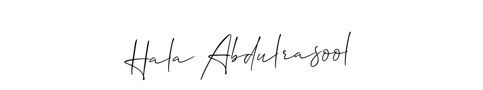 Make a beautiful signature design for name Hala Abdulrasool. Use this online signature maker to create a handwritten signature for free. Hala Abdulrasool signature style 2 images and pictures png