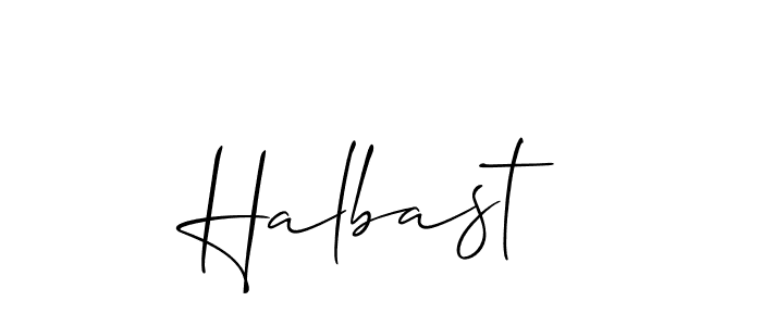 if you are searching for the best signature style for your name Halbast. so please give up your signature search. here we have designed multiple signature styles  using Allison_Script. Halbast signature style 2 images and pictures png