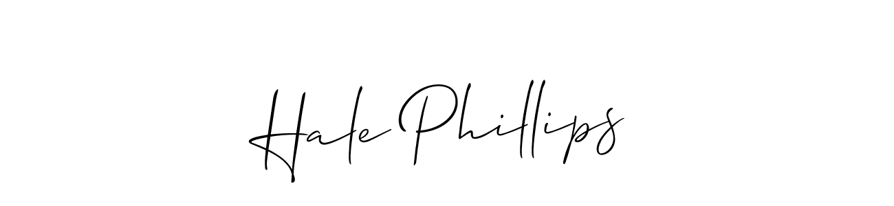 Make a beautiful signature design for name Hale Phillips. Use this online signature maker to create a handwritten signature for free. Hale Phillips signature style 2 images and pictures png