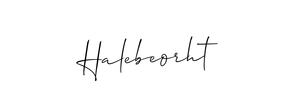 You should practise on your own different ways (Allison_Script) to write your name (Halebeorht) in signature. don't let someone else do it for you. Halebeorht signature style 2 images and pictures png