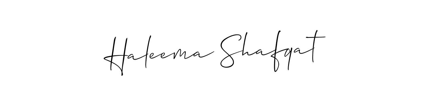 How to Draw Haleema Shafqat signature style? Allison_Script is a latest design signature styles for name Haleema Shafqat. Haleema Shafqat signature style 2 images and pictures png