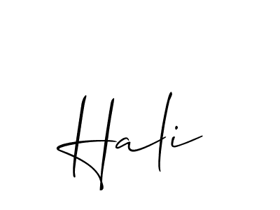 Once you've used our free online signature maker to create your best signature Allison_Script style, it's time to enjoy all of the benefits that Hali name signing documents. Hali signature style 2 images and pictures png