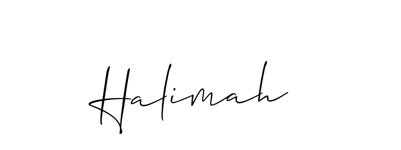 Best and Professional Signature Style for Halimah . Allison_Script Best Signature Style Collection. Halimah  signature style 2 images and pictures png