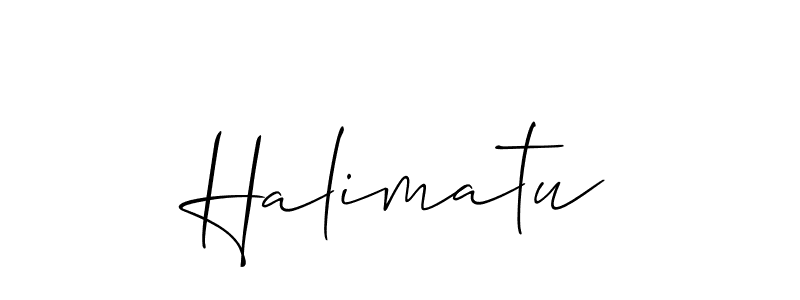 How to Draw Halimatu signature style? Allison_Script is a latest design signature styles for name Halimatu. Halimatu signature style 2 images and pictures png