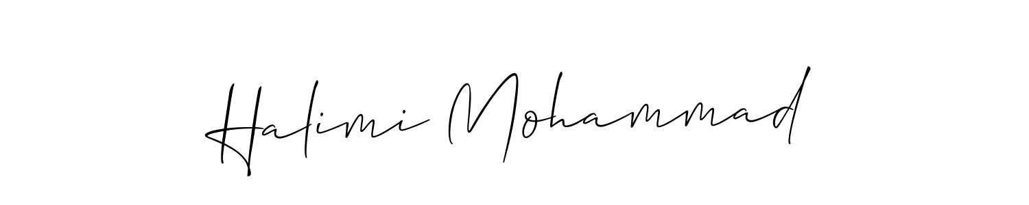 Once you've used our free online signature maker to create your best signature Allison_Script style, it's time to enjoy all of the benefits that Halimi Mohammad name signing documents. Halimi Mohammad signature style 2 images and pictures png