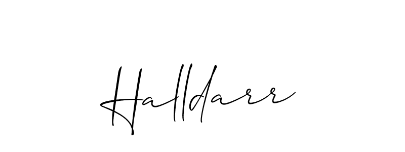 You can use this online signature creator to create a handwritten signature for the name Halldarr. This is the best online autograph maker. Halldarr signature style 2 images and pictures png