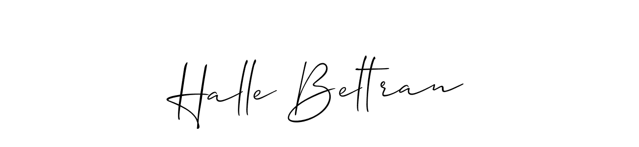 Make a beautiful signature design for name Halle Beltran. Use this online signature maker to create a handwritten signature for free. Halle Beltran signature style 2 images and pictures png