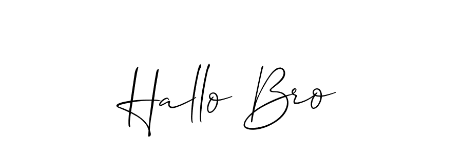 You can use this online signature creator to create a handwritten signature for the name Hallo Bro. This is the best online autograph maker. Hallo Bro signature style 2 images and pictures png