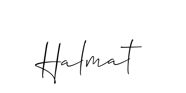 Halmat stylish signature style. Best Handwritten Sign (Allison_Script) for my name. Handwritten Signature Collection Ideas for my name Halmat. Halmat signature style 2 images and pictures png