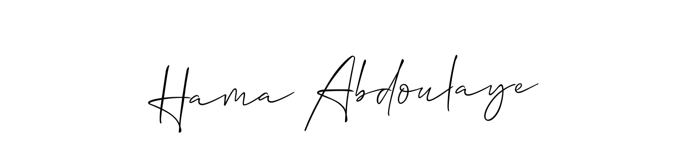 You can use this online signature creator to create a handwritten signature for the name Hama Abdoulaye. This is the best online autograph maker. Hama Abdoulaye signature style 2 images and pictures png