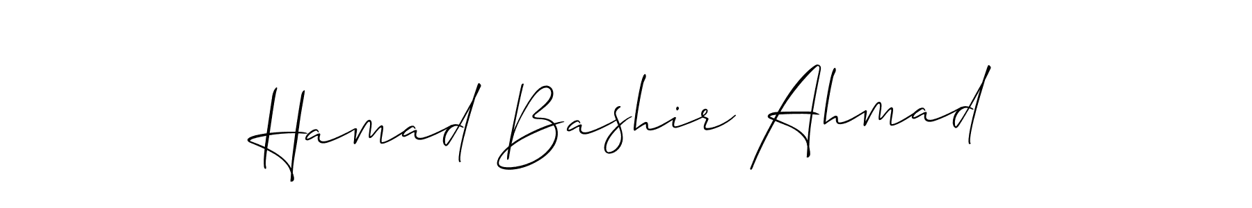 You can use this online signature creator to create a handwritten signature for the name Hamad Bashir Ahmad. This is the best online autograph maker. Hamad Bashir Ahmad signature style 2 images and pictures png