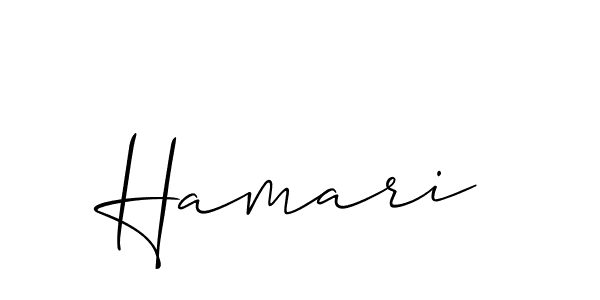 How to Draw Hamari signature style? Allison_Script is a latest design signature styles for name Hamari. Hamari signature style 2 images and pictures png