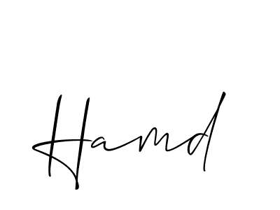 Make a short Hamd signature style. Manage your documents anywhere anytime using Allison_Script. Create and add eSignatures, submit forms, share and send files easily. Hamd signature style 2 images and pictures png