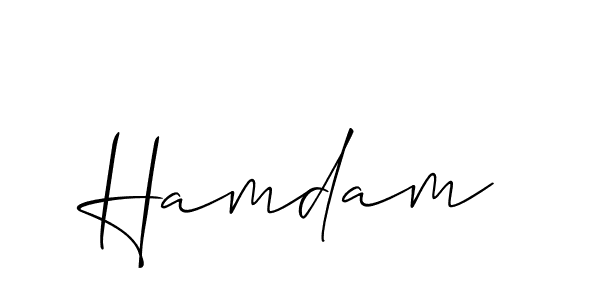 Here are the top 10 professional signature styles for the name Hamdam. These are the best autograph styles you can use for your name. Hamdam signature style 2 images and pictures png