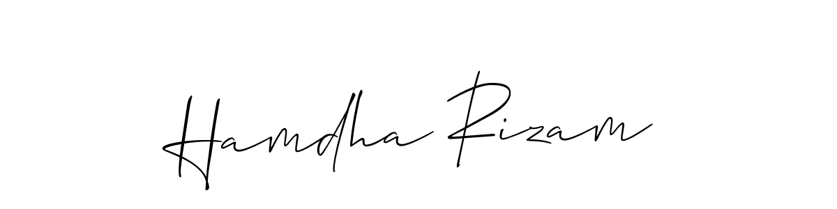 Check out images of Autograph of Hamdha Rizam name. Actor Hamdha Rizam Signature Style. Allison_Script is a professional sign style online. Hamdha Rizam signature style 2 images and pictures png