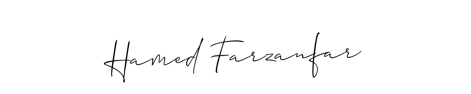 Make a beautiful signature design for name Hamed Farzanfar. Use this online signature maker to create a handwritten signature for free. Hamed Farzanfar signature style 2 images and pictures png
