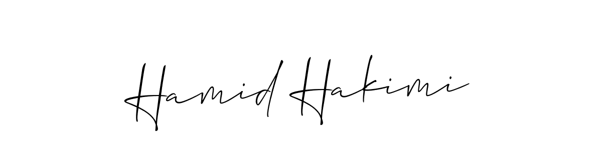 Similarly Allison_Script is the best handwritten signature design. Signature creator online .You can use it as an online autograph creator for name Hamid Hakimi. Hamid Hakimi signature style 2 images and pictures png