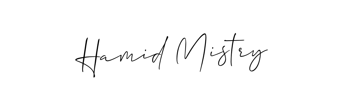 Make a beautiful signature design for name Hamid Mistry. Use this online signature maker to create a handwritten signature for free. Hamid Mistry signature style 2 images and pictures png