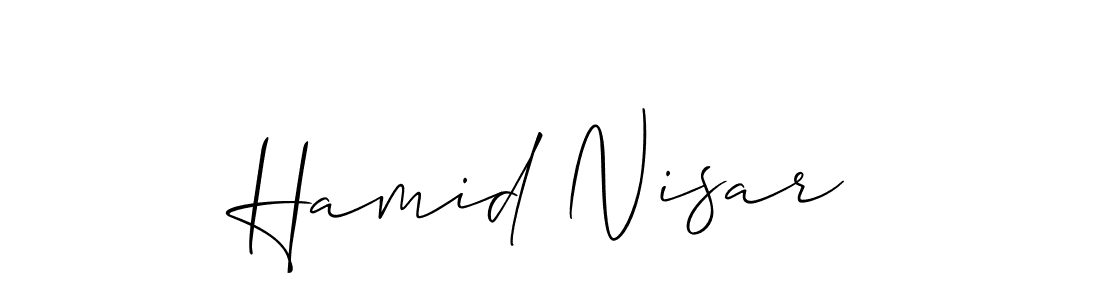 Best and Professional Signature Style for Hamid Nisar. Allison_Script Best Signature Style Collection. Hamid Nisar signature style 2 images and pictures png