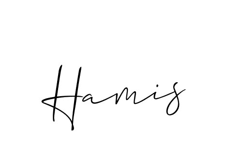 Also You can easily find your signature by using the search form. We will create Hamis name handwritten signature images for you free of cost using Allison_Script sign style. Hamis signature style 2 images and pictures png