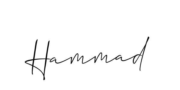 Similarly Allison_Script is the best handwritten signature design. Signature creator online .You can use it as an online autograph creator for name Hammad. Hammad signature style 2 images and pictures png