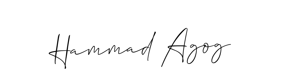 Once you've used our free online signature maker to create your best signature Allison_Script style, it's time to enjoy all of the benefits that Hammad Agog name signing documents. Hammad Agog signature style 2 images and pictures png