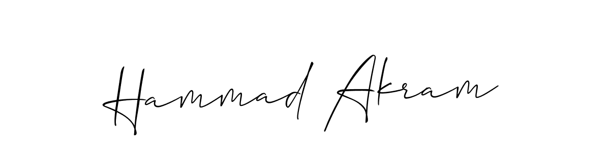 How to Draw Hammad Akram signature style? Allison_Script is a latest design signature styles for name Hammad Akram. Hammad Akram signature style 2 images and pictures png