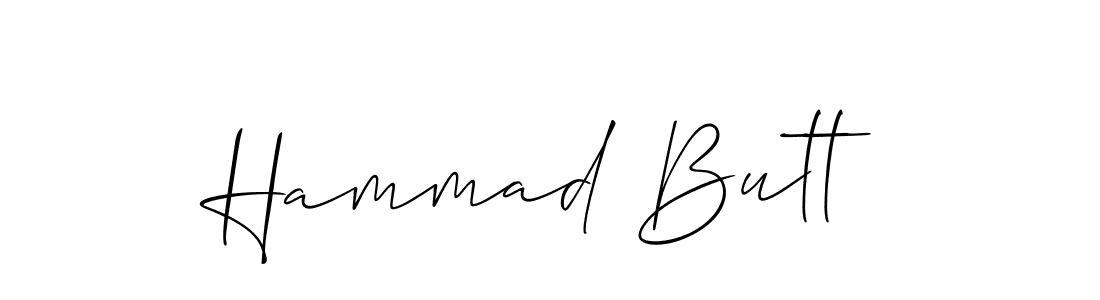 Best and Professional Signature Style for Hammad Butt. Allison_Script Best Signature Style Collection. Hammad Butt signature style 2 images and pictures png