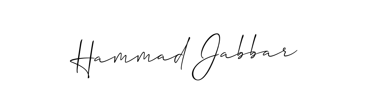 Best and Professional Signature Style for Hammad Jabbar. Allison_Script Best Signature Style Collection. Hammad Jabbar signature style 2 images and pictures png