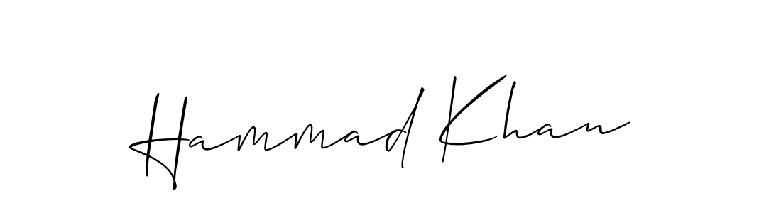 Make a short Hammad Khan signature style. Manage your documents anywhere anytime using Allison_Script. Create and add eSignatures, submit forms, share and send files easily. Hammad Khan signature style 2 images and pictures png