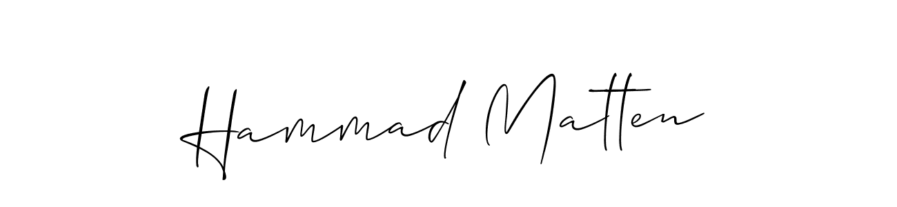 Make a short Hammad Matten signature style. Manage your documents anywhere anytime using Allison_Script. Create and add eSignatures, submit forms, share and send files easily. Hammad Matten signature style 2 images and pictures png