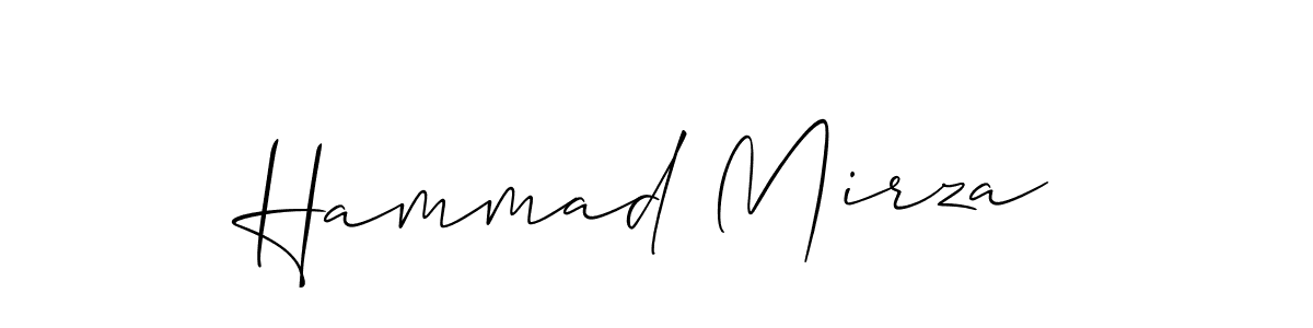 Make a short Hammad Mirza signature style. Manage your documents anywhere anytime using Allison_Script. Create and add eSignatures, submit forms, share and send files easily. Hammad Mirza signature style 2 images and pictures png