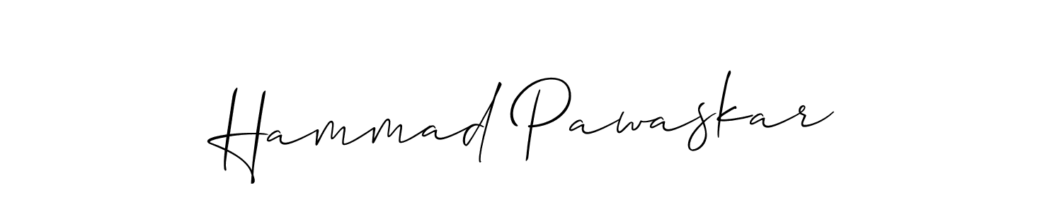 Make a beautiful signature design for name Hammad Pawaskar. Use this online signature maker to create a handwritten signature for free. Hammad Pawaskar signature style 2 images and pictures png