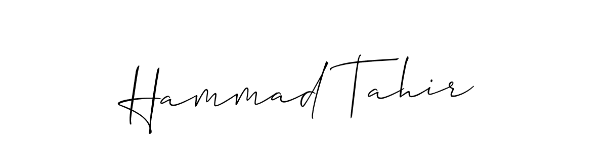 Make a beautiful signature design for name Hammad Tahir. Use this online signature maker to create a handwritten signature for free. Hammad Tahir signature style 2 images and pictures png