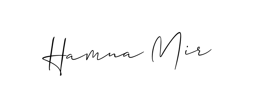 Once you've used our free online signature maker to create your best signature Allison_Script style, it's time to enjoy all of the benefits that Hamna Mir name signing documents. Hamna Mir signature style 2 images and pictures png