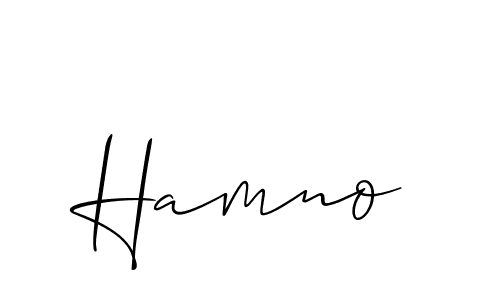 You can use this online signature creator to create a handwritten signature for the name Hamno. This is the best online autograph maker. Hamno signature style 2 images and pictures png