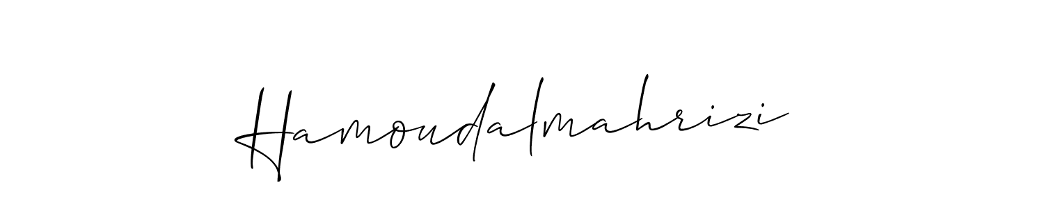 Create a beautiful signature design for name Hamoudalmahrizi. With this signature (Allison_Script) fonts, you can make a handwritten signature for free. Hamoudalmahrizi signature style 2 images and pictures png