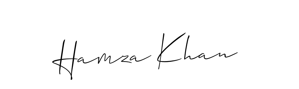 This is the best signature style for the Hamza Khan name. Also you like these signature font (Allison_Script). Mix name signature. Hamza Khan signature style 2 images and pictures png