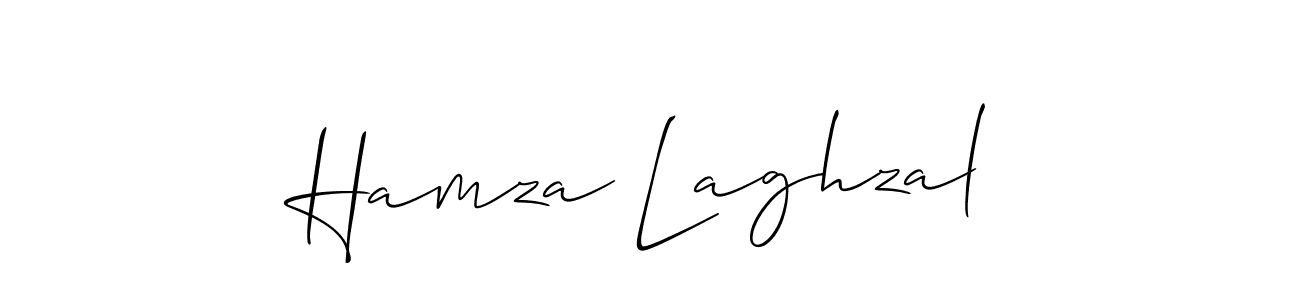 Make a short Hamza Laghzal signature style. Manage your documents anywhere anytime using Allison_Script. Create and add eSignatures, submit forms, share and send files easily. Hamza Laghzal signature style 2 images and pictures png