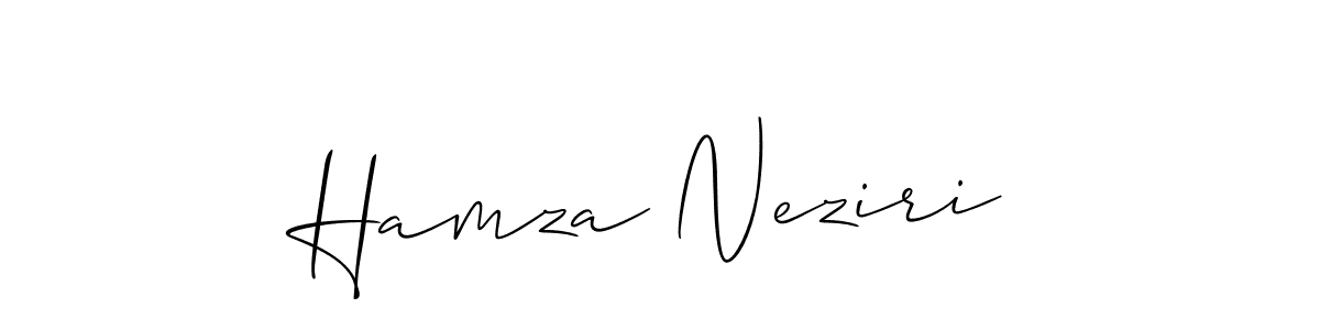 Allison_Script is a professional signature style that is perfect for those who want to add a touch of class to their signature. It is also a great choice for those who want to make their signature more unique. Get Hamza Neziri name to fancy signature for free. Hamza Neziri signature style 2 images and pictures png