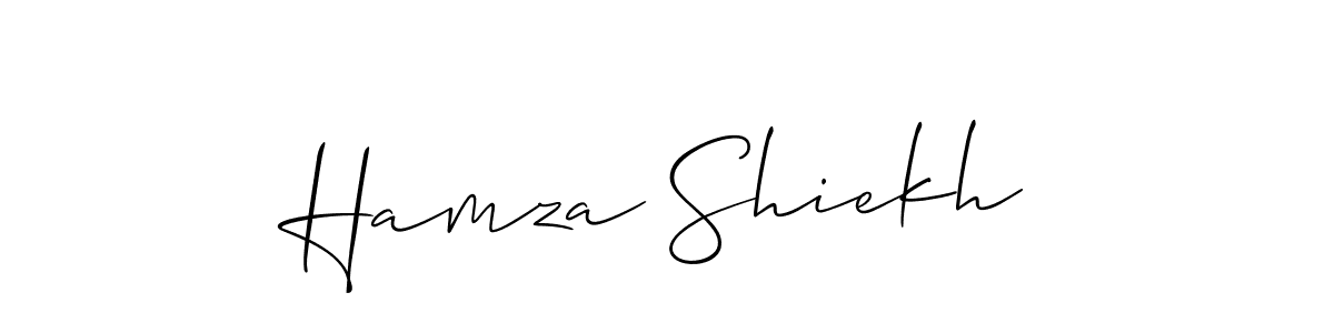 Make a beautiful signature design for name Hamza Shiekh. Use this online signature maker to create a handwritten signature for free. Hamza Shiekh signature style 2 images and pictures png