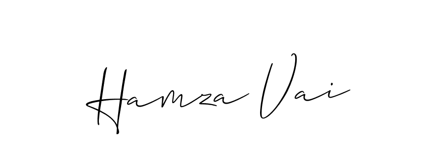 Similarly Allison_Script is the best handwritten signature design. Signature creator online .You can use it as an online autograph creator for name Hamza Vai. Hamza Vai signature style 2 images and pictures png